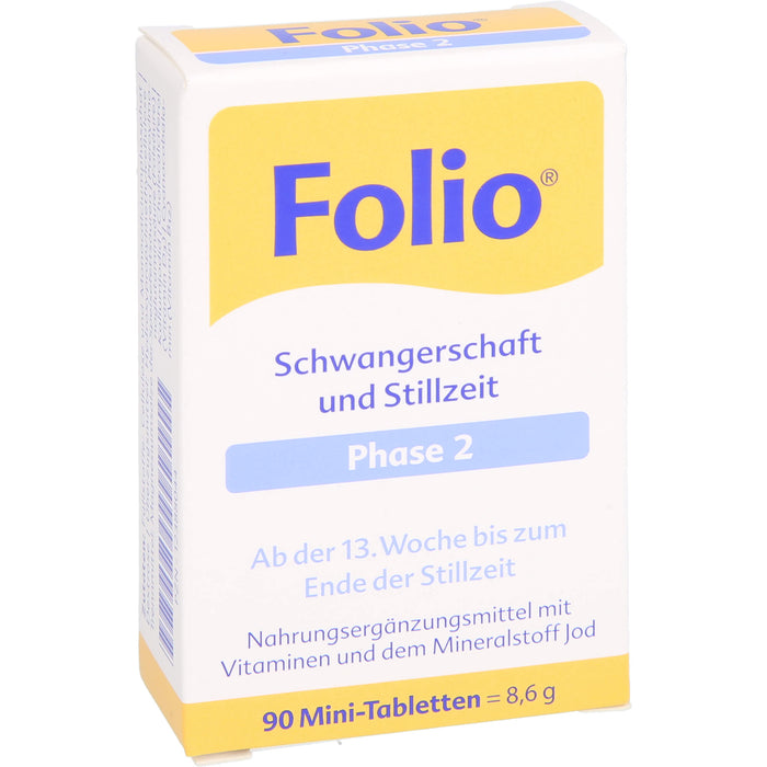 Folio Schwangerschaft und Stillzeit Phase 2 Mini-Tabletten, 90 pc Tablettes