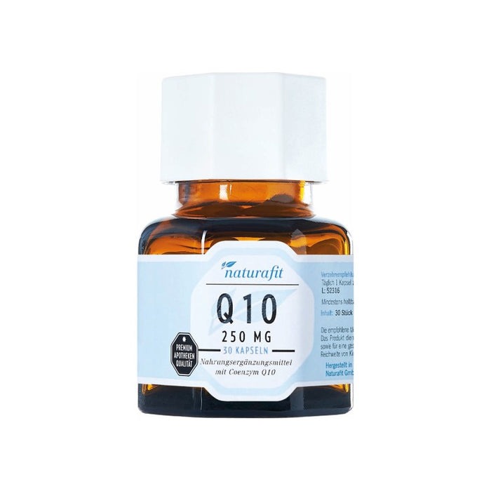 naturafit Q10 250 mg Kapseln, 30 St. Kapseln