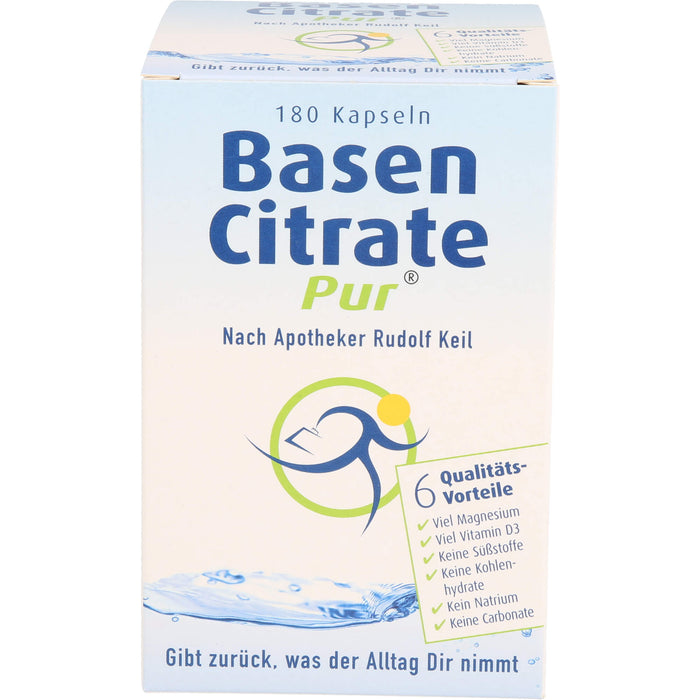 Basen Citrate Pur nach Apotheker Rudolf Keil, 180 pc Capsules