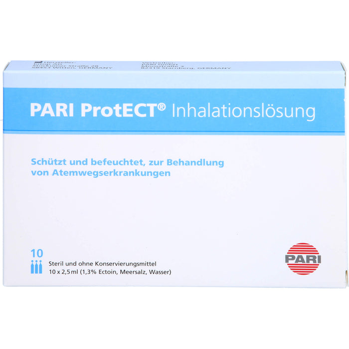 PARI ProtECT Inhalationslösung mit Ectoin bei Atemwegserkrankungen, 25 ml Lösung