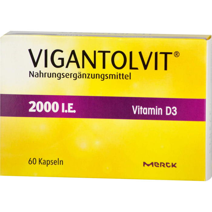 VIGANTOLVIT Vitamin D3 2000 I.E. Kapseln, 60 pcs. Capsules