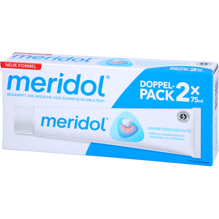 meridol Zahnpasta Doppelpack, 150 ml Zahncreme