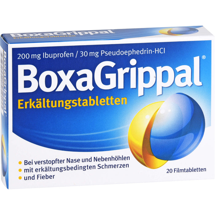 BoxaGrippal Erkältungstabletten, 20 pc Tablettes