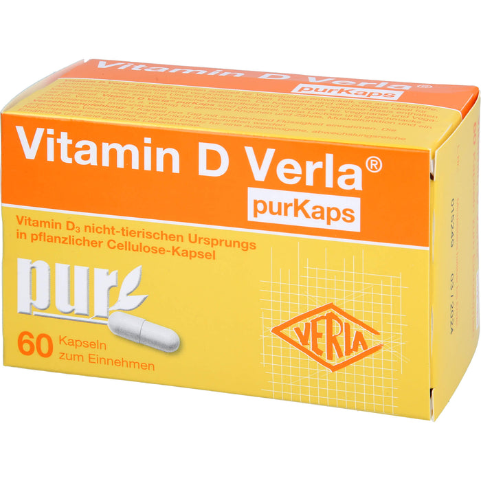 Vitamin D Verla purKaps Kapseln zum Einnehmen, 60 pc Capsules