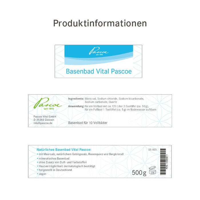 Basenbad Vital Pascoe, 500 g PUL