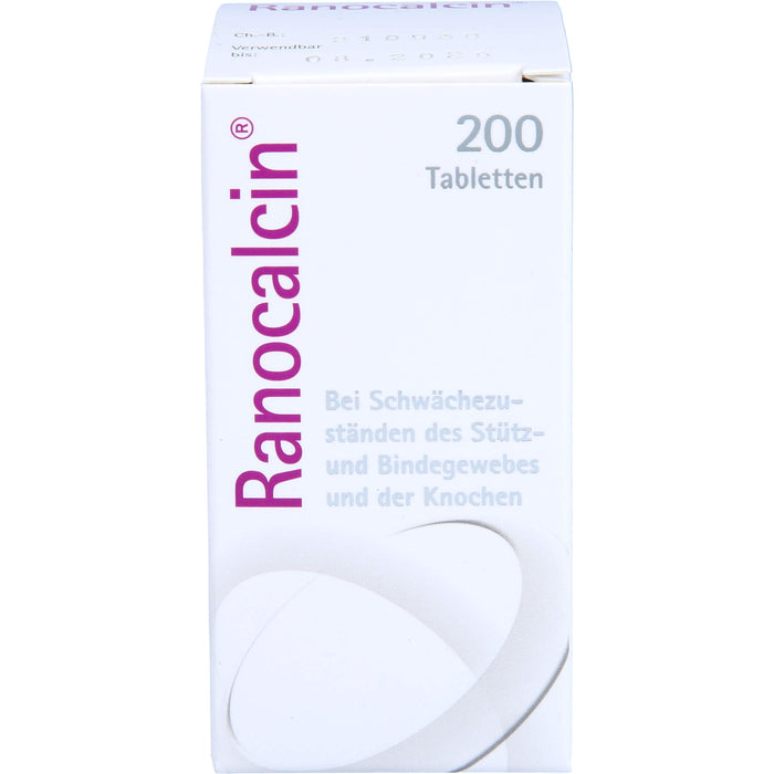 Ranocalcin Tabletten bei Schwächezuständen des Stütz- und Bindegewebes, 200 pcs. Tablets