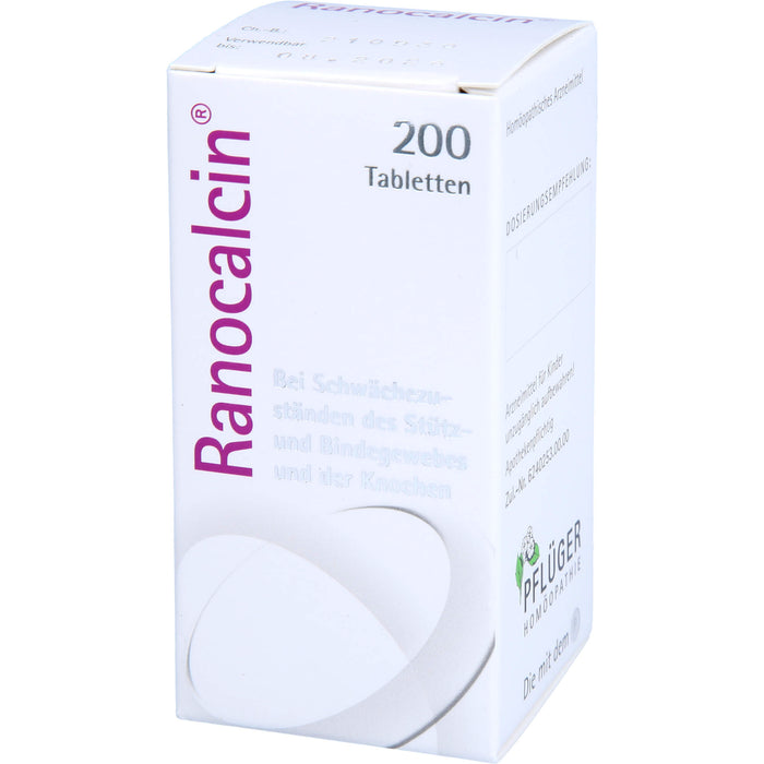 Ranocalcin Tabletten bei Schwächezuständen des Stütz- und Bindegewebes, 200 pcs. Tablets