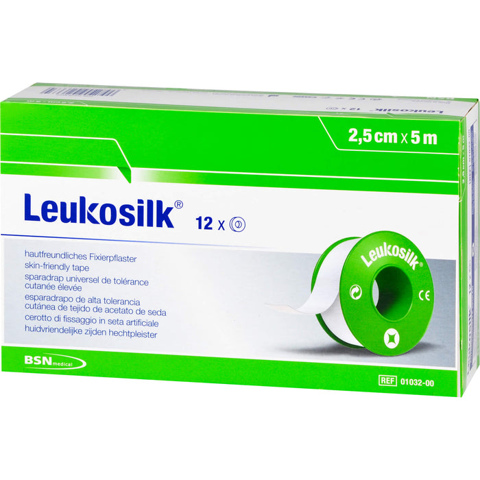 LEUKOSILK 2,5 cmx5 m, 12 St PFL