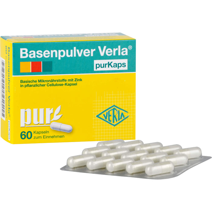 Basenpulver Verla purKaps , 60 pc Capsules