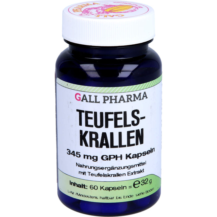 TEUFELSKRALLEN 345Mg GPH KAPSELN, 60 St KAP