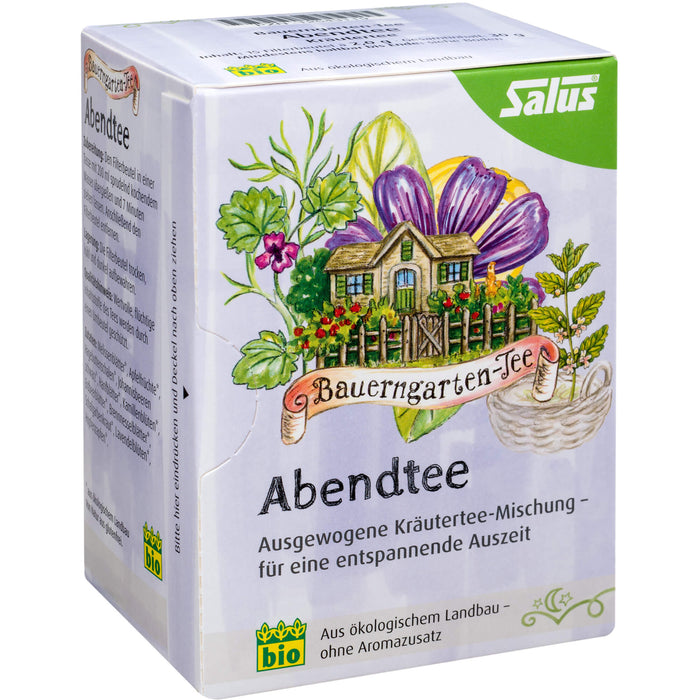 Bauerngarten-Tee Abendtee Kräutertee Salus, 15 St FBE