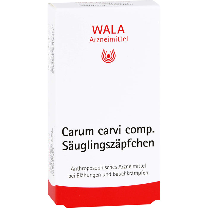 WALA Carum Carvi comp. Säuglingszäpfchen, 10 pc Suppositoires