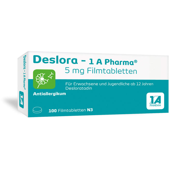 Deslora - 1 A Pharma 5 mg Filmtabletten, 100 pcs. Tablets