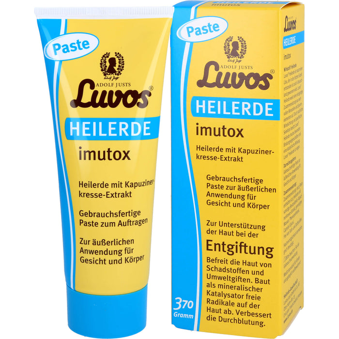 Luvos Heilerde imutox Paste  zur Unterstützung der Haut bei der Entgiftung, 370 g Pâte