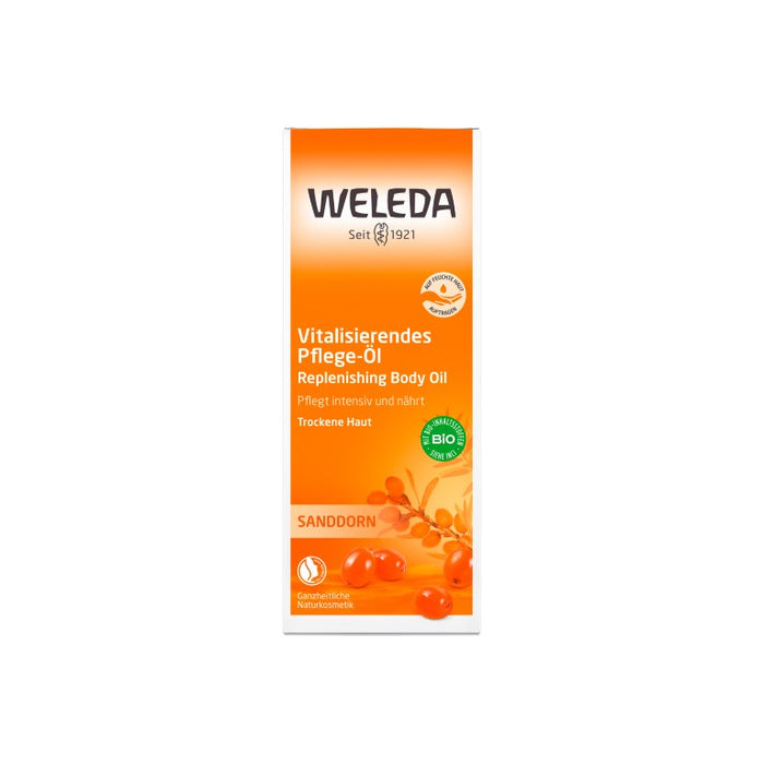 WELEDA Sanddorn vitalisierendes Pflege-Öl für trockene Haut, 100 ml Oil