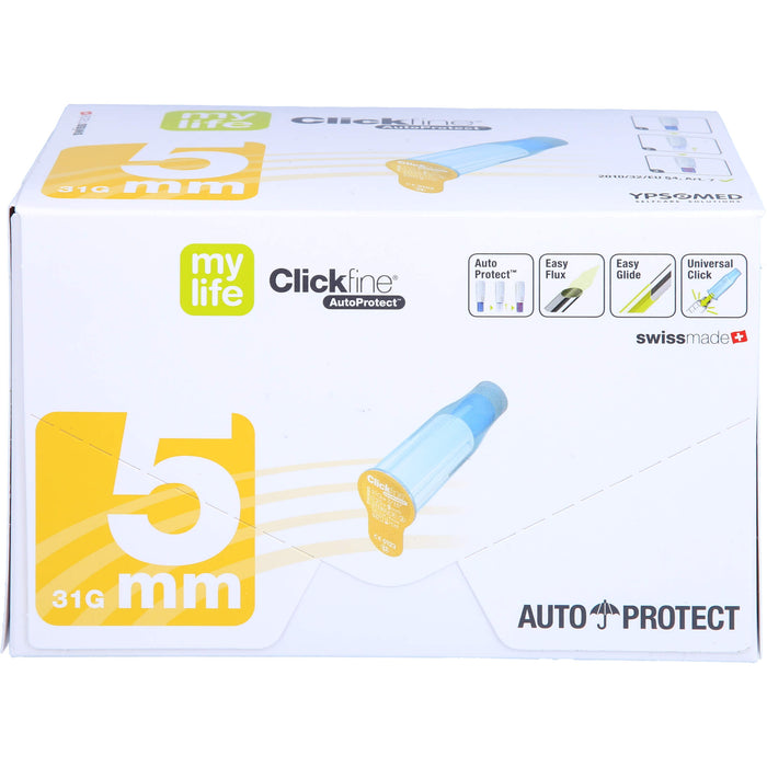 Clickfine AutoProtect 5 mm 31 G Pen-Nadeln, 100 pc Aiguilles