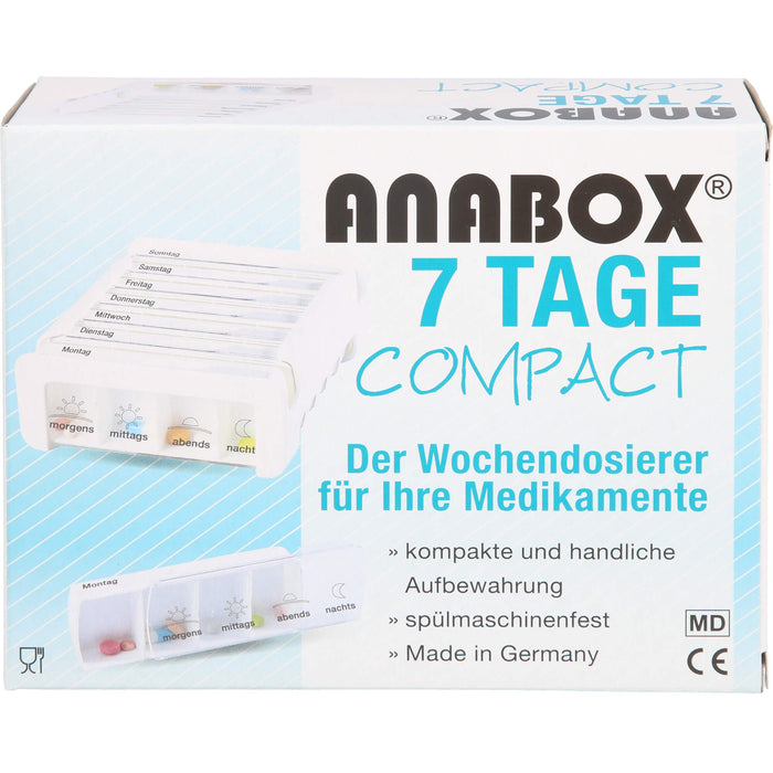 ANABOX 7 Tage Compact weiß, 1 St