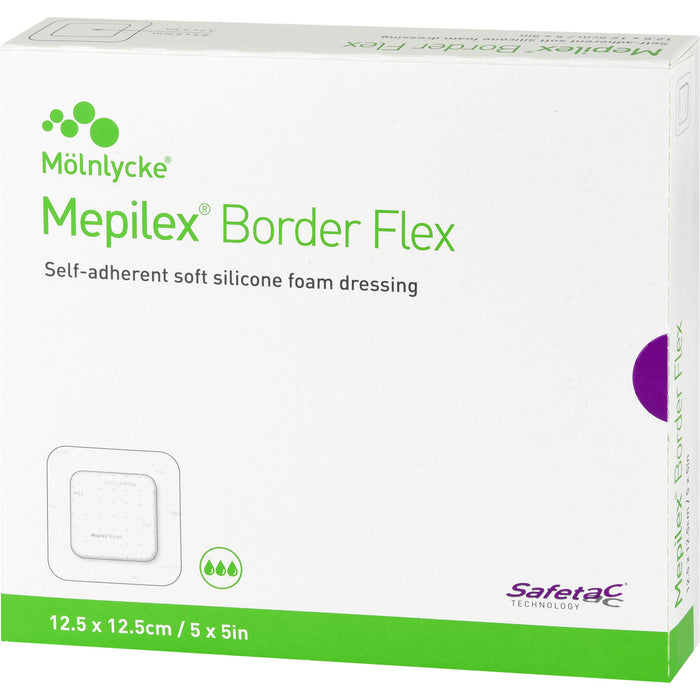 Mepilex Border Flex 12,5 cm x 12,5 cm Schaumverband, 10 pc pansement