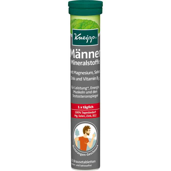 Kneipp Männer Mineralstoffe Brausetabletten, 15 pc Tablettes