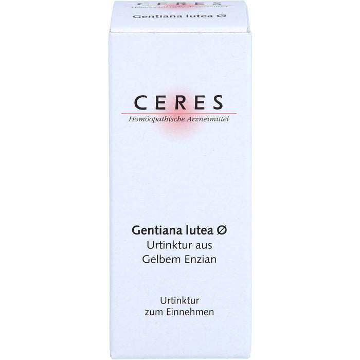 Ceres Gentiana lutea Urtinktur, 20 ml Lösung