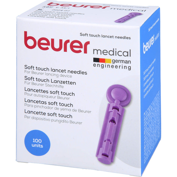 BEURER Lanzetten soft touch/33 G für BZGM, 100 St LAN