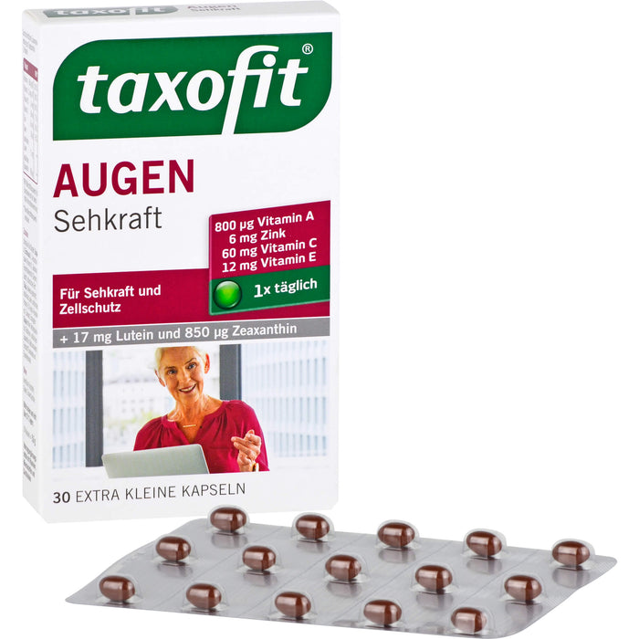 taxofit Augen Sehkraft Kapseln, 30 St KAP