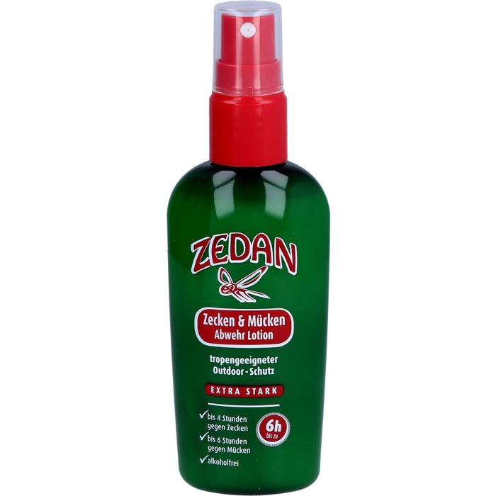 ZEDAN Abwehr Sprühlotion outdoor Zecken Mücken, 100 ml Solution