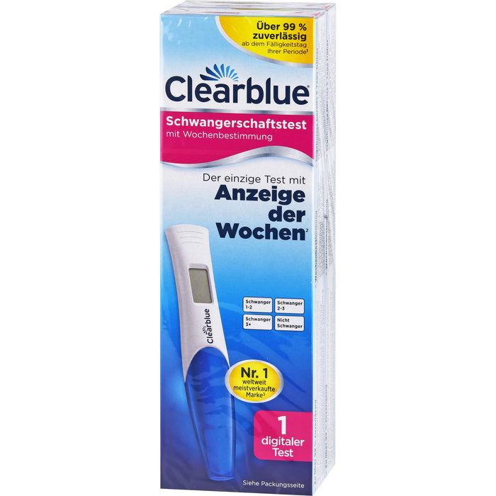 Clearblue Schwangerschaftstest mit Wochenbestimmung, 1 pcs. Test strips