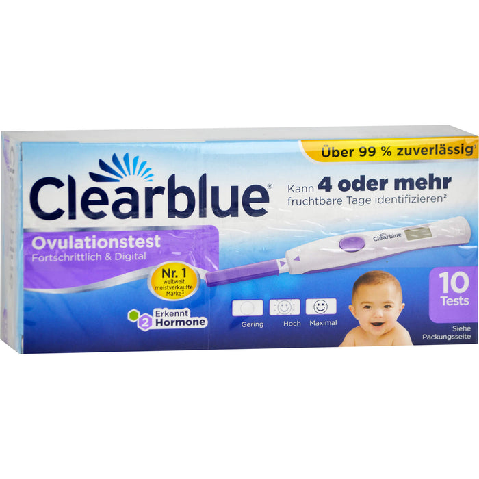 Clearblue Ovulationstest FORTSCHRITTLICH & DIGITAL, 10 pc Test