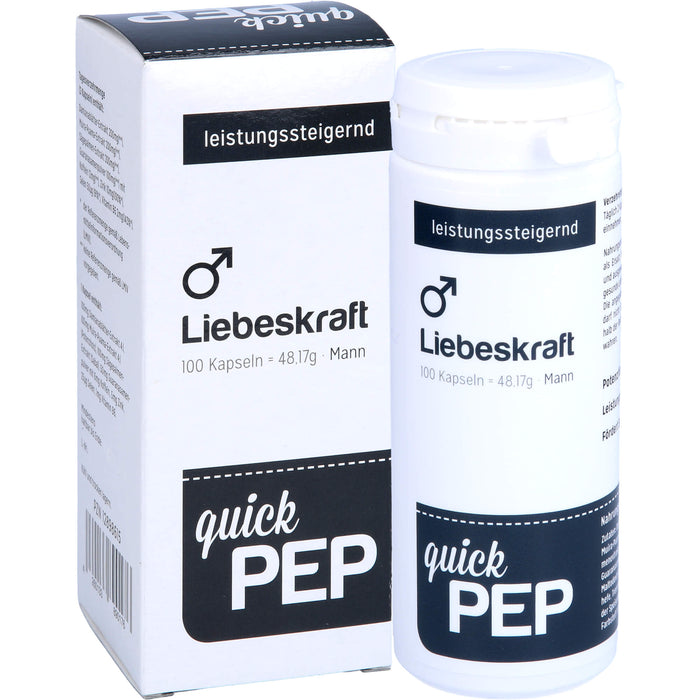 quickPEP Liebeskraft Mann, 100 St KAP