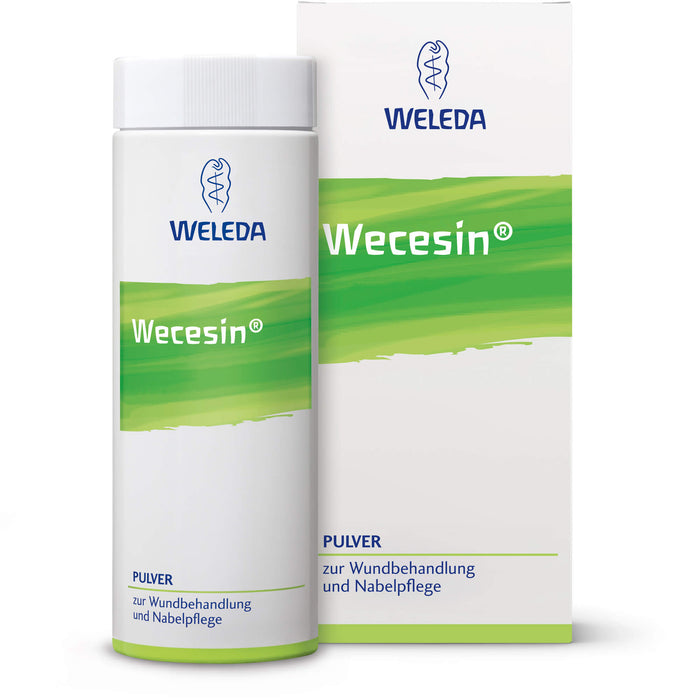 WELEDA Wecesin Pulver zur Wundbehandlung und Nabelpflege, 50 g Pulver