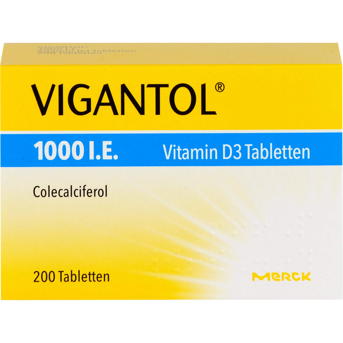 VIGANTOL 1000 I.E. Vitamin D3 Tabletten, 200 pc Tablettes