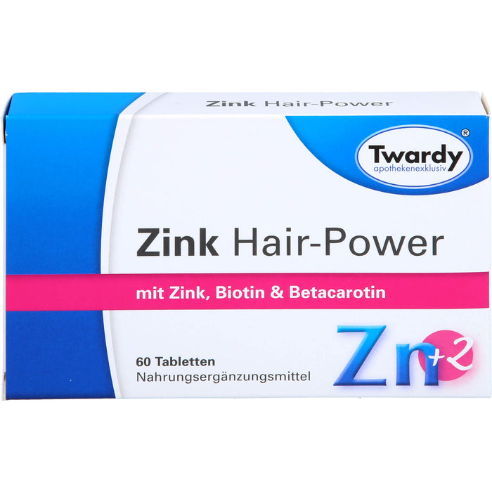 Twardy Zink Hair-Power Tabletten, 60 St. Tabletten