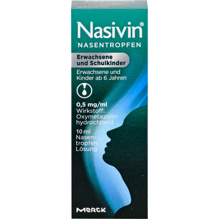 Nasivin Nasentropfen für Erwachsene und Schulkinder, 10 ml Lösung