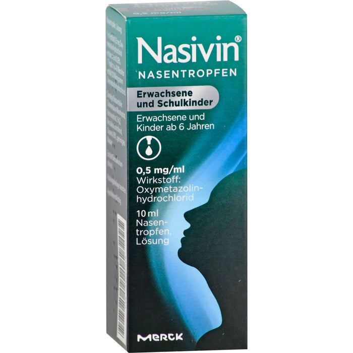 Nasivin Nasentropfen für Erwachsene und Schulkinder, 10 ml Solution