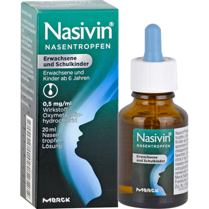 Nasivin Nasentropfen Erwachsene und Schulkinder, 20 ml Solution