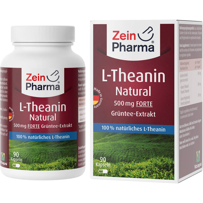 ZeinPharma L-Theanin Natural Kapseln, 90 St. Kapseln