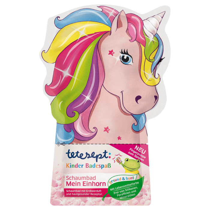 tetesept Kinder Badespaß Schaumbad mein Einhorn, 40 ml Bath additive