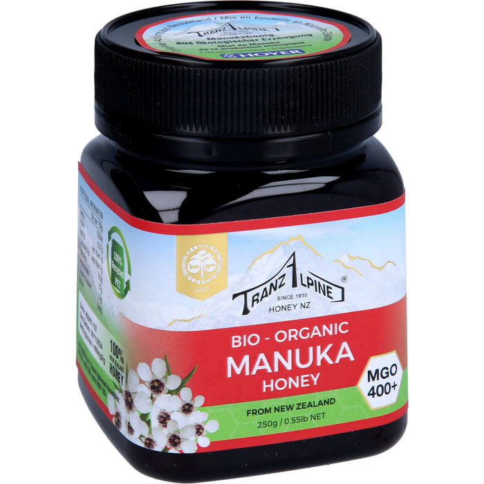 Bio Manuka Honig MGO 400+ TranzAlpine, 250 g