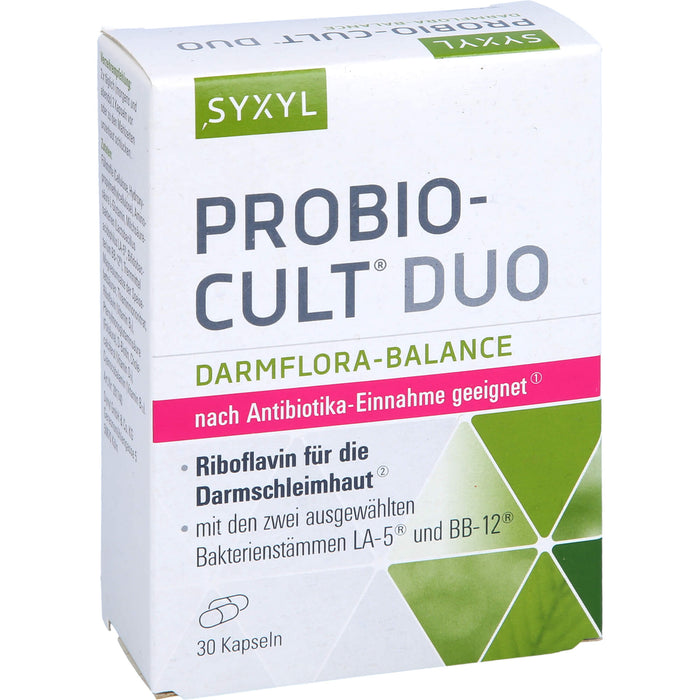 SYXYL Probio-Cult Duo Darmflora-Balance Kapseln, 30 pcs. Capsules