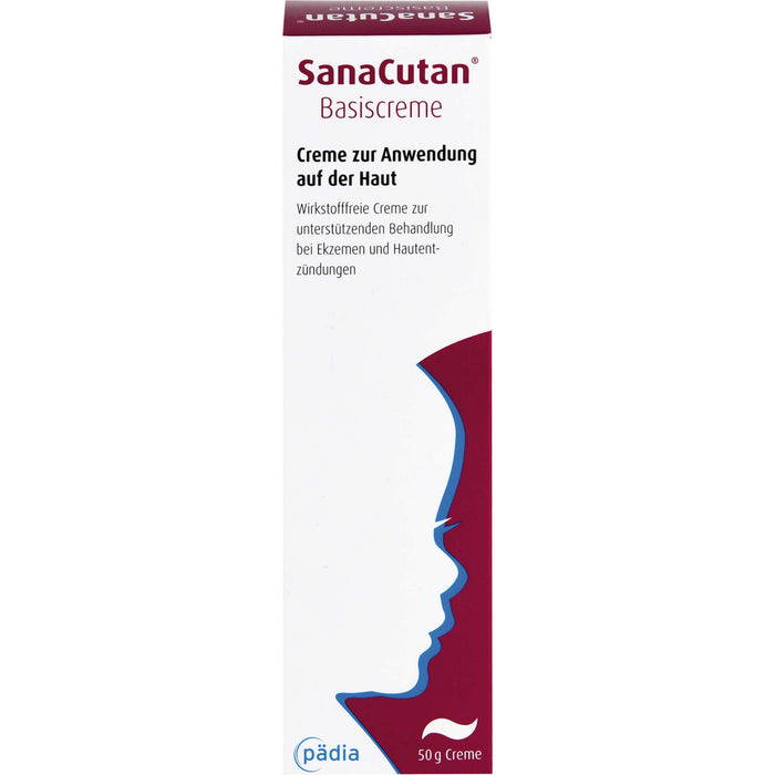 SanaCutan Basiscreme zur Anwendung auf der Haut, 50 g Crème