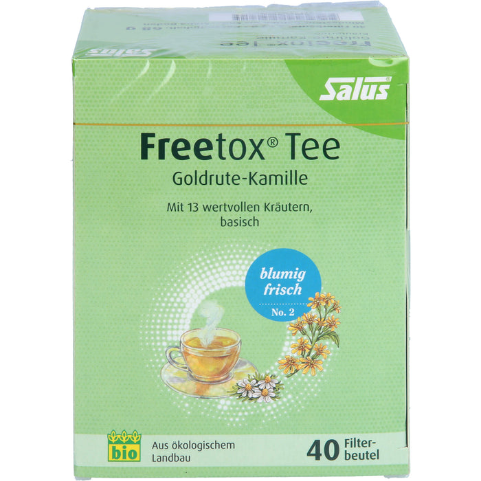 Salus Freetox Tee Goldrute-Kamille, 40 pc Sac filtrant