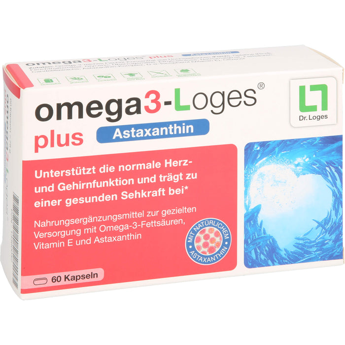 omega3-Loges plus Kapseln, 60 pcs. Capsules