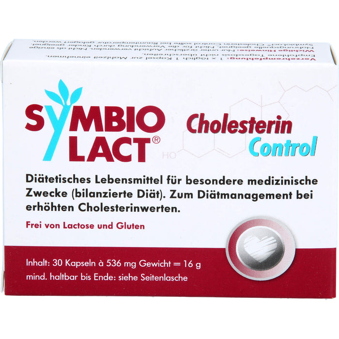 SymbioLact Cholesterin Control Kapseln, 30 pcs. Capsules