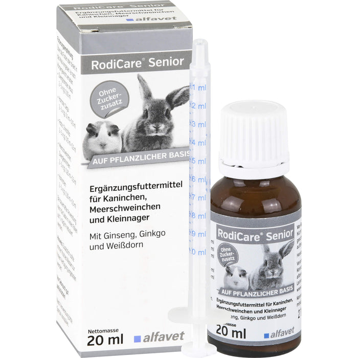 RODICARE Senior f.Kaninchen/Kleinnager/Meerschw., 20 ml FLU