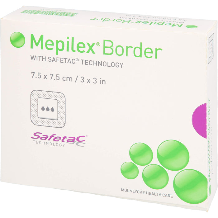 MEPILEX Border Schaumverband 7,5x7,5cm, 10 St VER