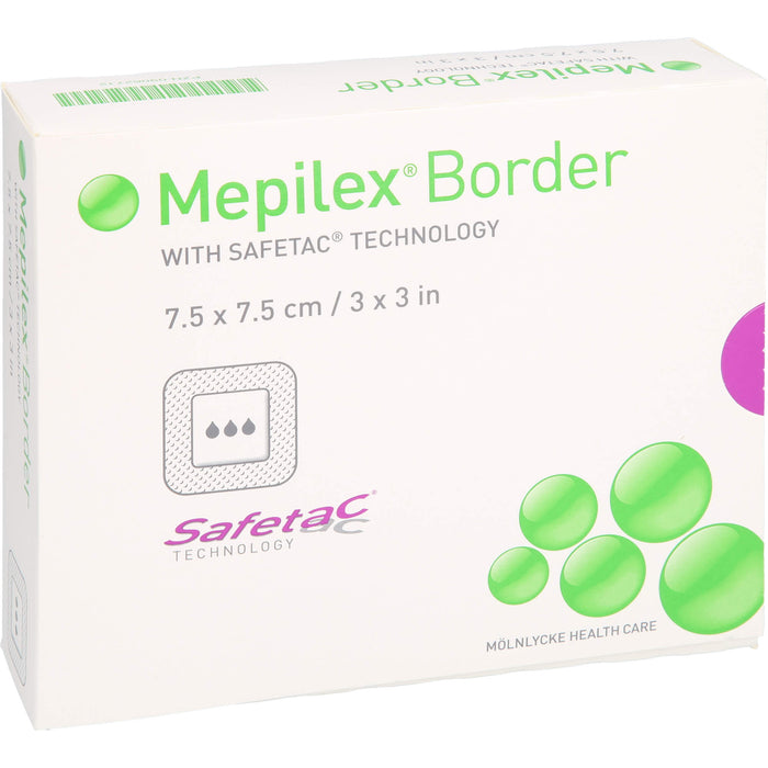 MEPILEX Border Schaumverband 7,5x7,5cm, 10 St VER