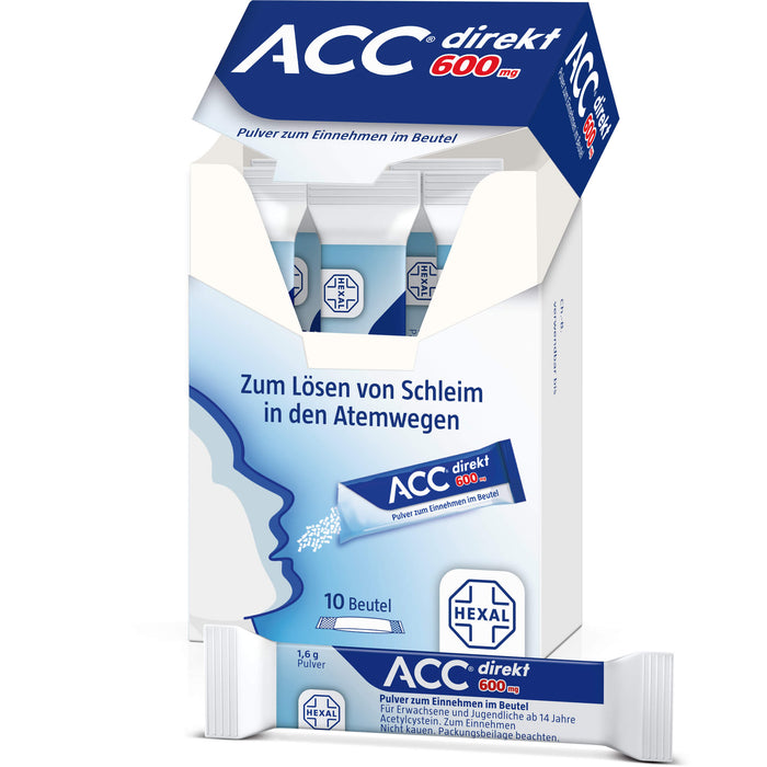 ACC direkt 600 mg Pulver, 10 St. Beutel