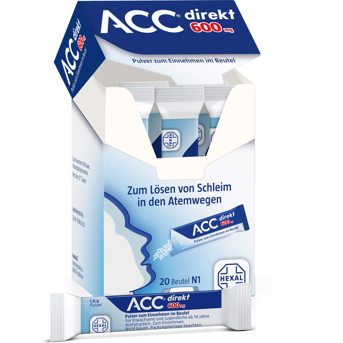 ACC direkt 600 mg Pulver, 20 St. Beutel