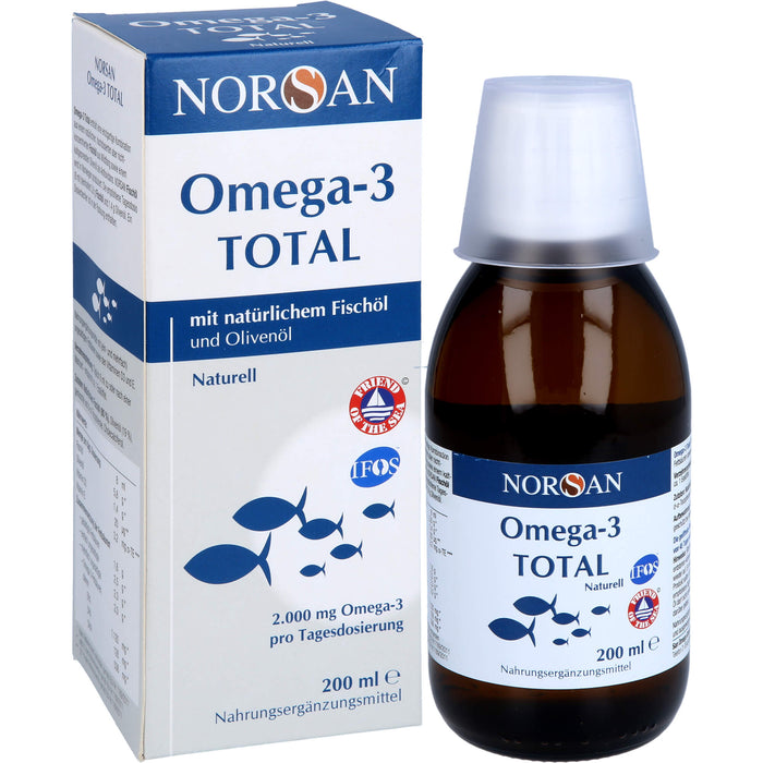 NORSAN Omega-3 Total Naturell Lösung, 200 ml Solution